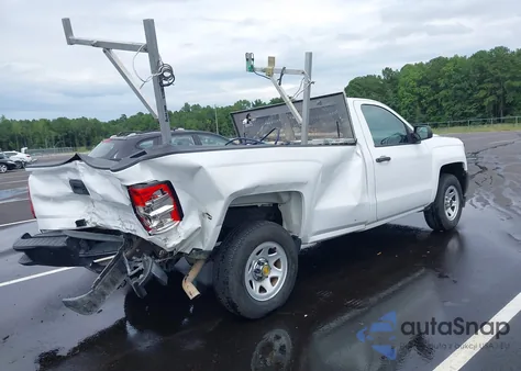 2016 Chevrolet Silverado 1500 Wt из США, поврежденный, VIN 1GCNCNEH5GZ105938